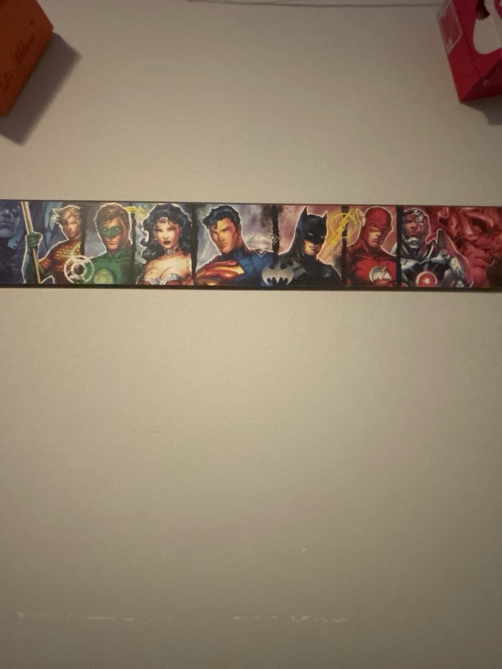 DC Comics Justice League Banner - Blue, Red, Green, Yellow, Black